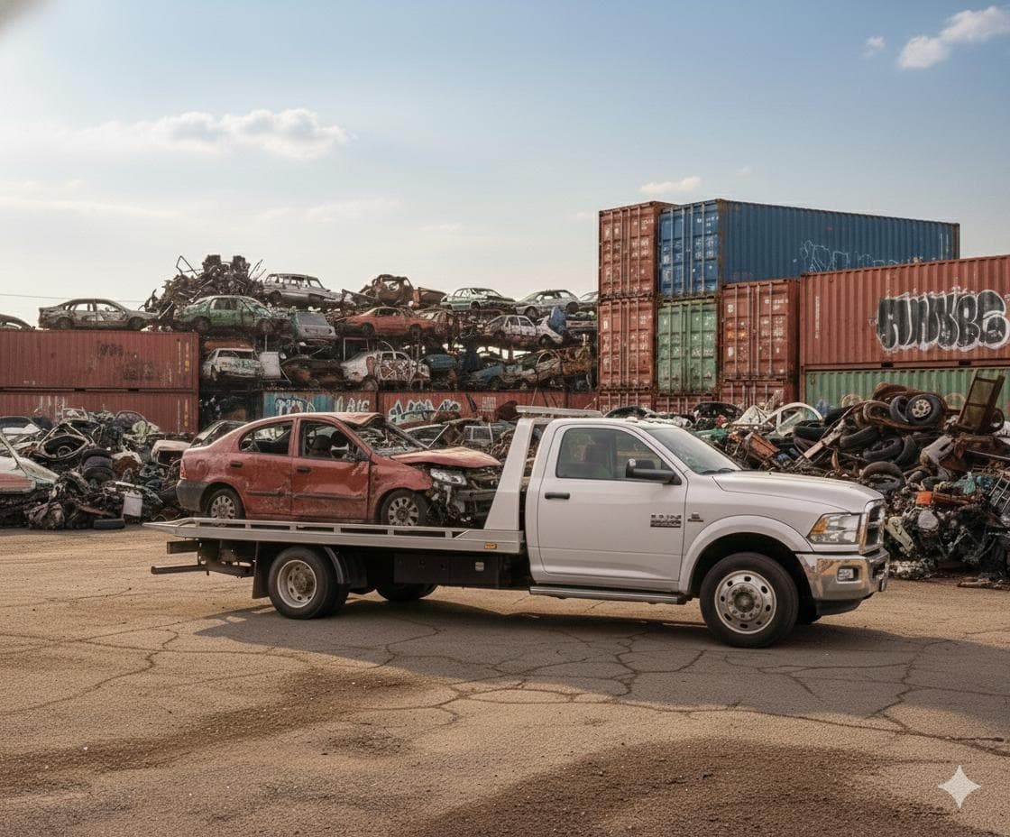Scrap car yard and towing service
